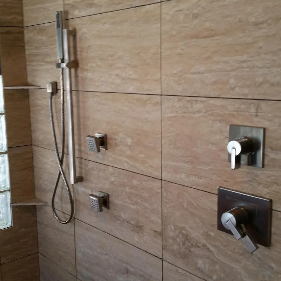 Shower fixture installation for Water Heater Installation in Danville